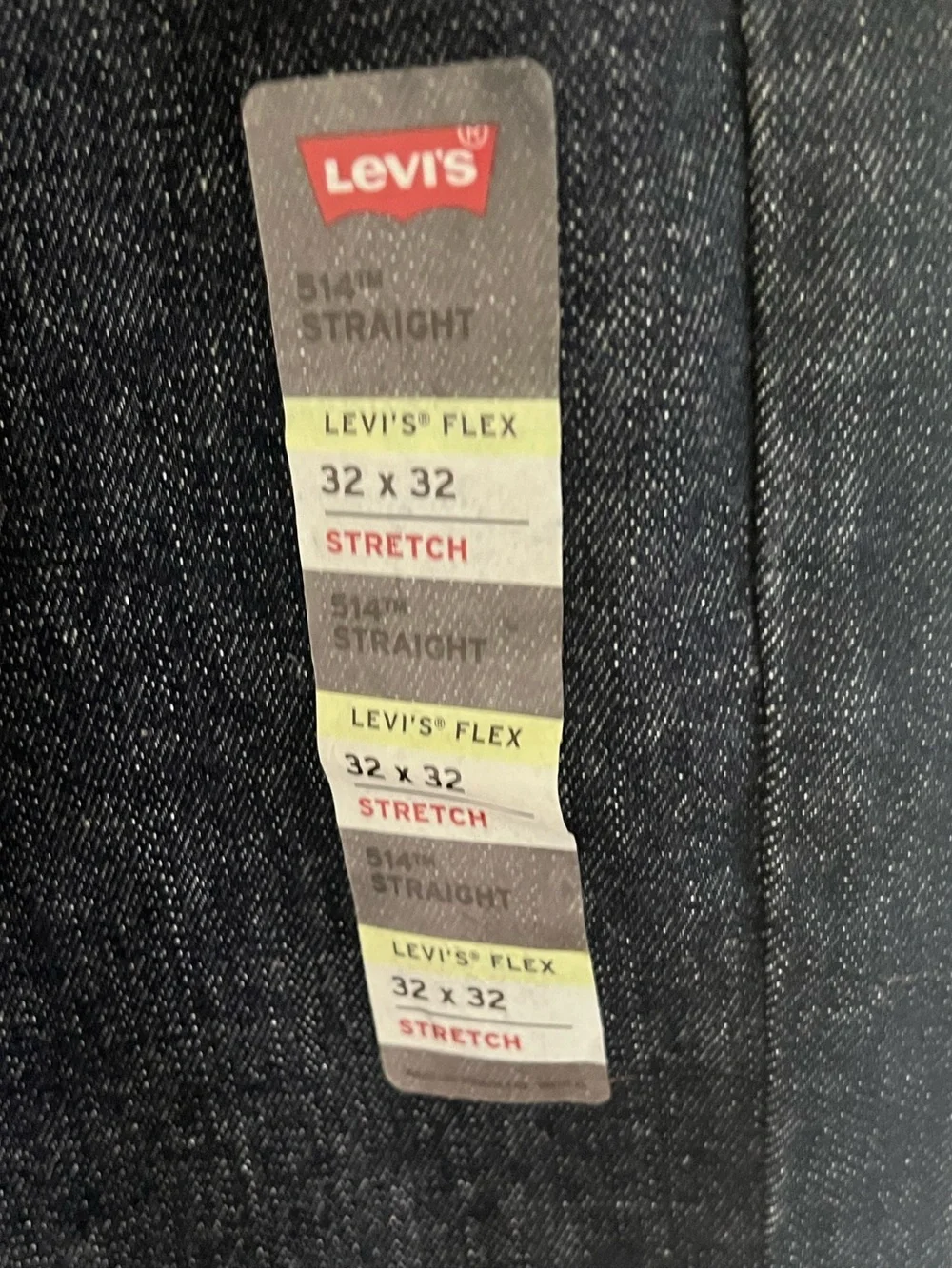 Levi's blue 514 Straight Jeans NWT 32 x 32